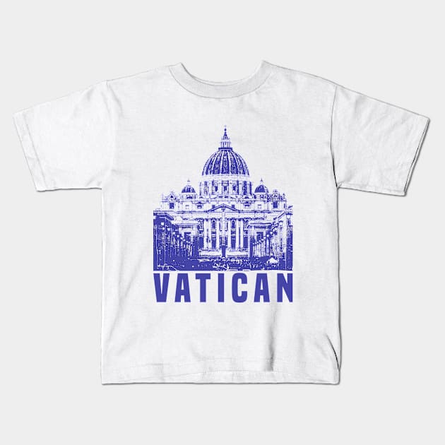 Vatican Kids T-Shirt by Den Vector